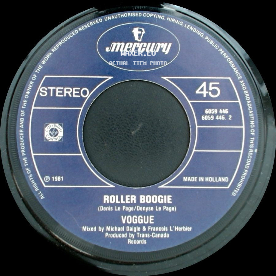Voggue - Dancin' The Night Away / Roller Boogie side B