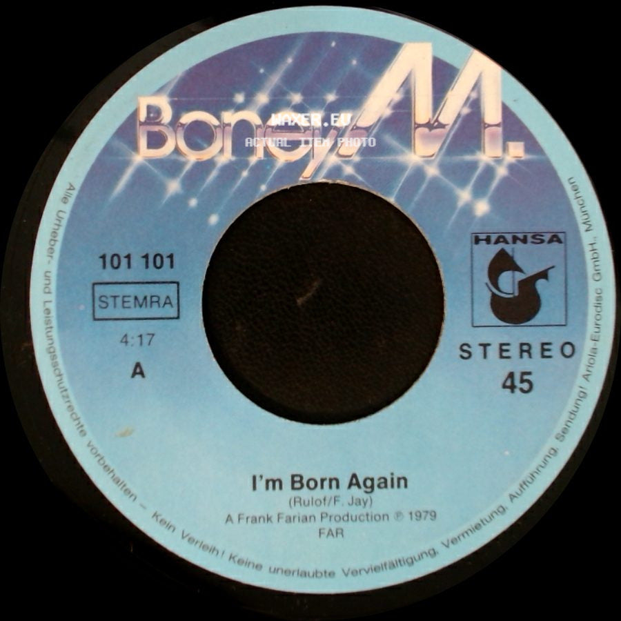 Boney M. - Bahama Mama / I'm Born Again side B