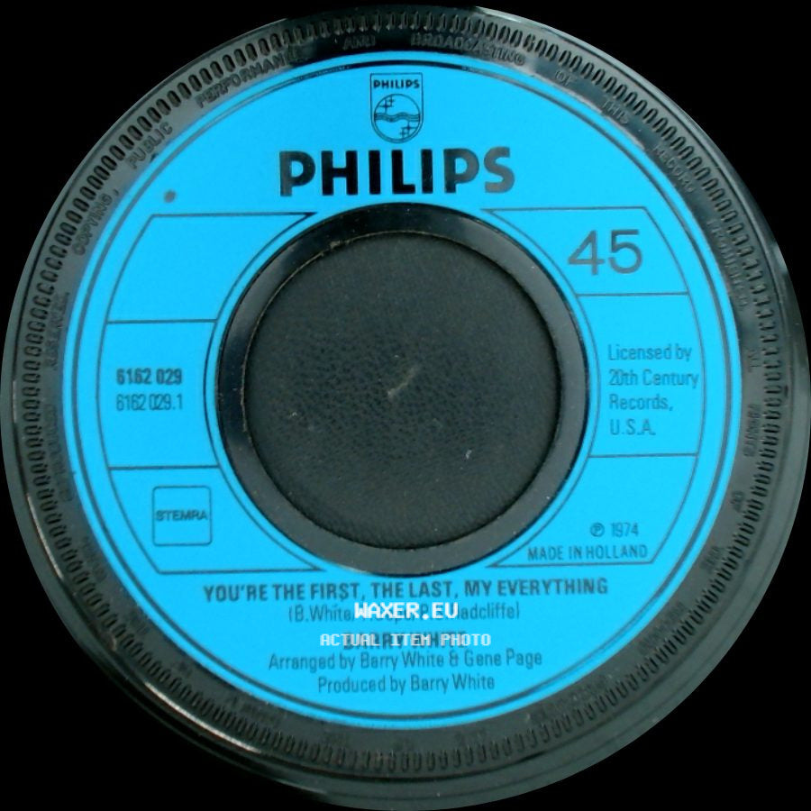 Barry White - More Than Anything, You're My Everything / You're The First, The Last, My Everything side B