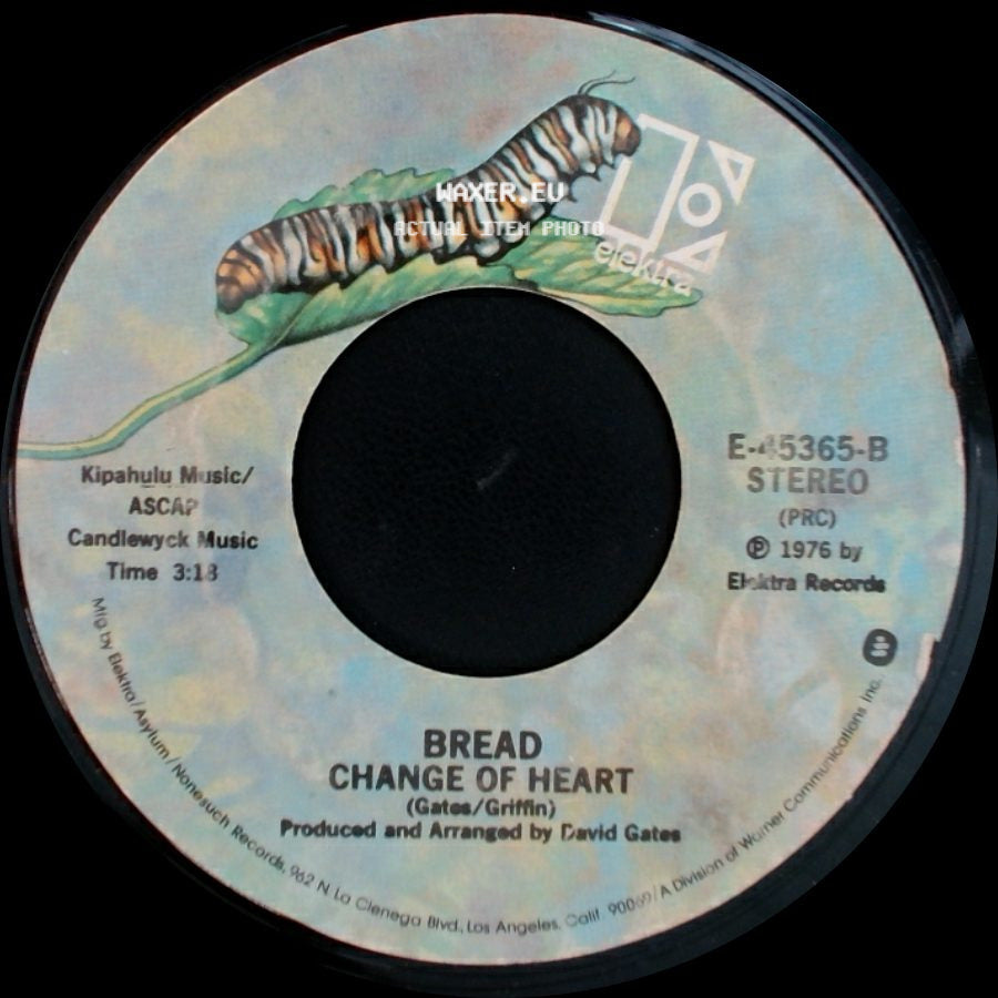 Bread - Lost Without Your Love / Change Of Heart side B