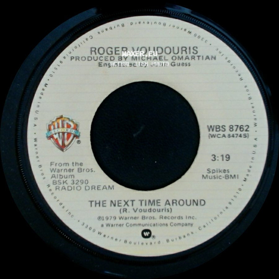 Roger Voudouris - Get Used To It / The Next Time Around side B