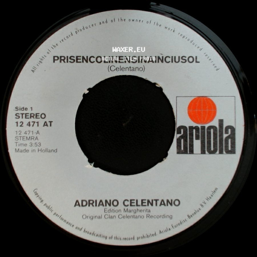 Adriano Celentano - Prisencolinensinainciusol / Disc Jockey side A