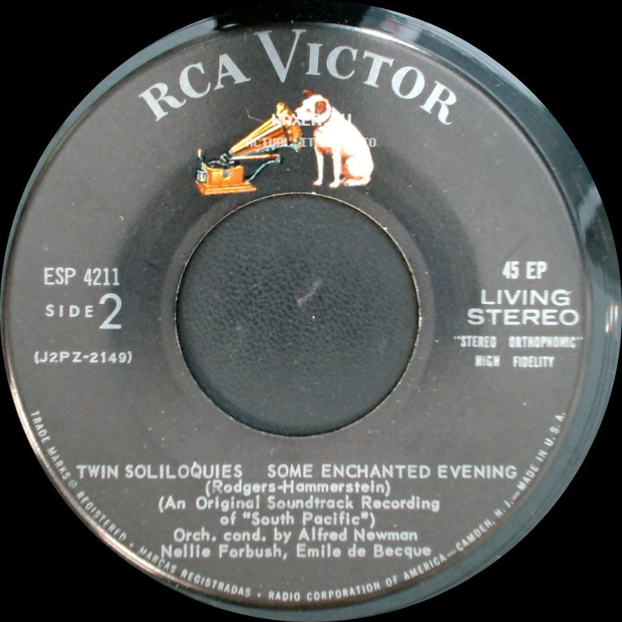 Bloody Mary And The Ken Darby Singers, Emil De Becque - Bali Ha'i / This Nearly Was Mine / Twin Soliloquies Some Enchanted Evening side B