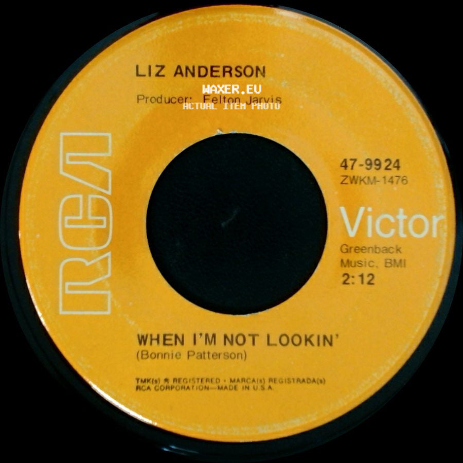 Liz Anderson - When I'm Not Lookin' / Only For Me side A