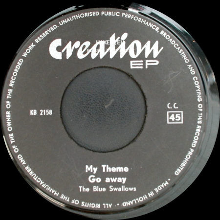 The Blue Swallows - Perhaps Give Me Your Hand / My Theme / Go Away side B