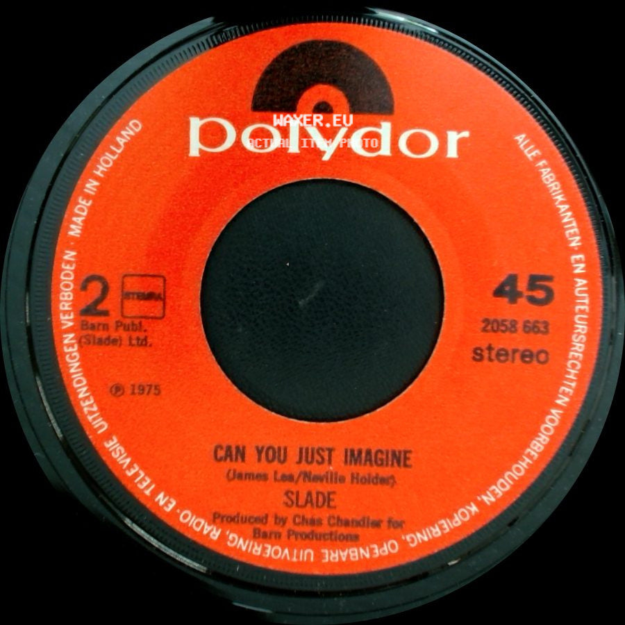 Slade - In For A Penny / Can You Just Imagine side B