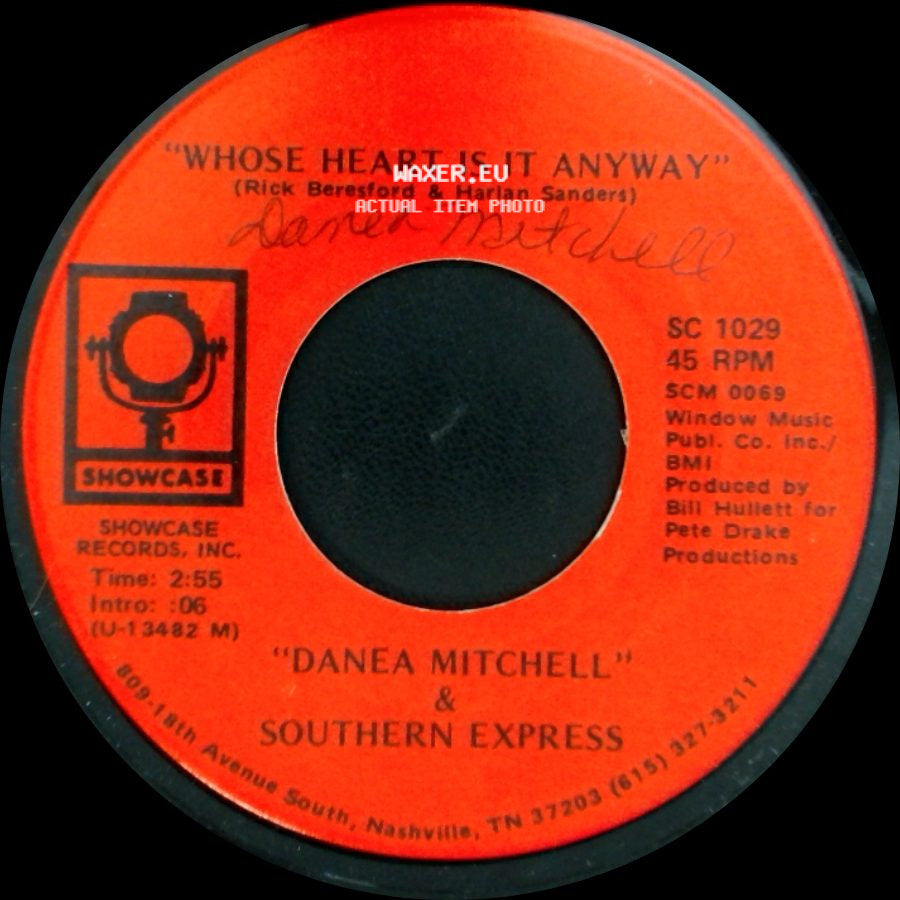 Danea Mitchell & Southern Express - You're My Anchor / Whose Heart Is It Anyway side B