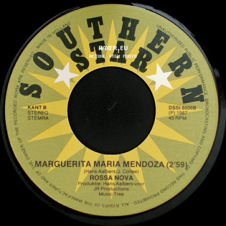 Rossa Nova - Marguerita Maria Mendoza / Dit Is De Samba (3'09) side A