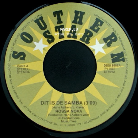 Rossa Nova - Marguerita Maria Mendoza / Dit Is De Samba (3'09) side B
