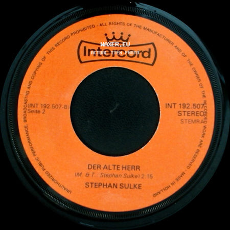 Stephan Sulke - Der Alte Herr / Lotte side A