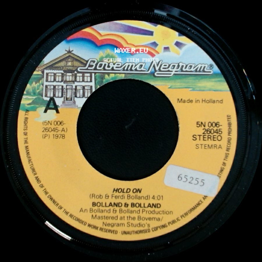 Bolland & Bolland - Hold On / Outlaws Paradise side A