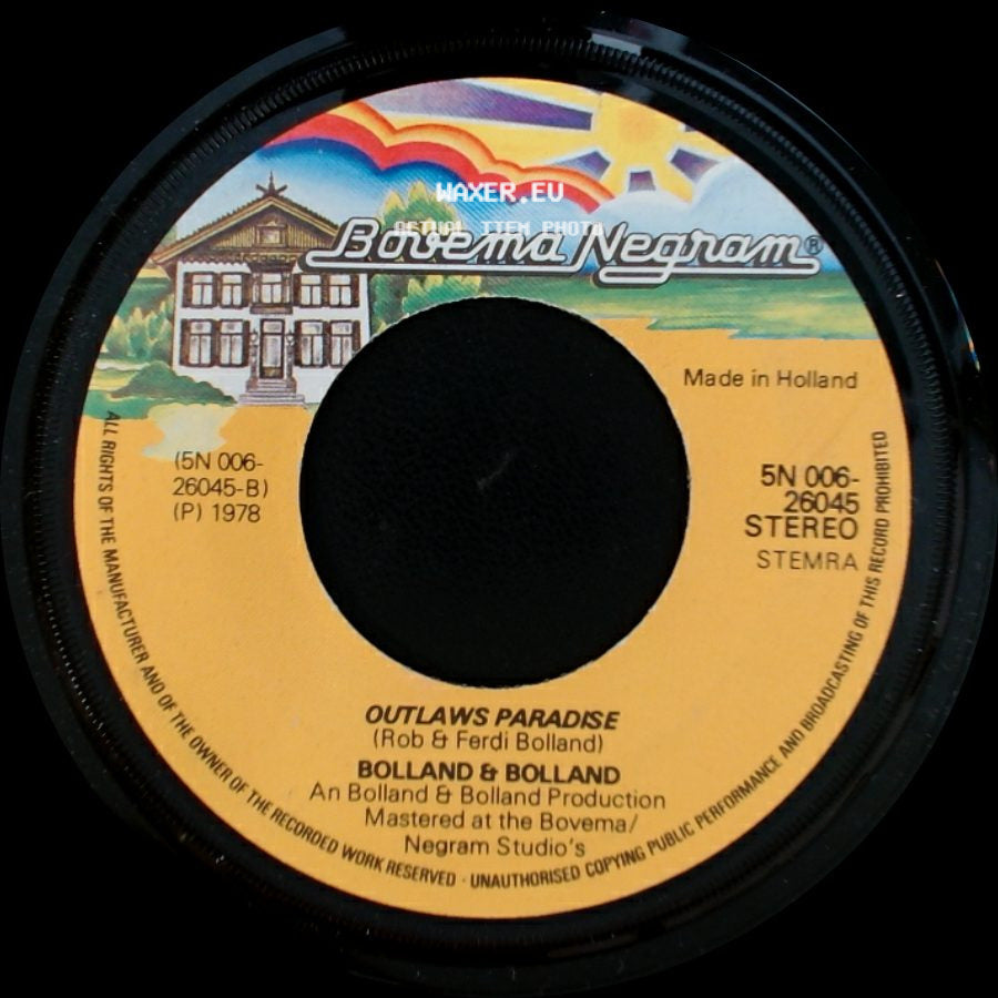 Bolland & Bolland - Hold On / Outlaws Paradise side B