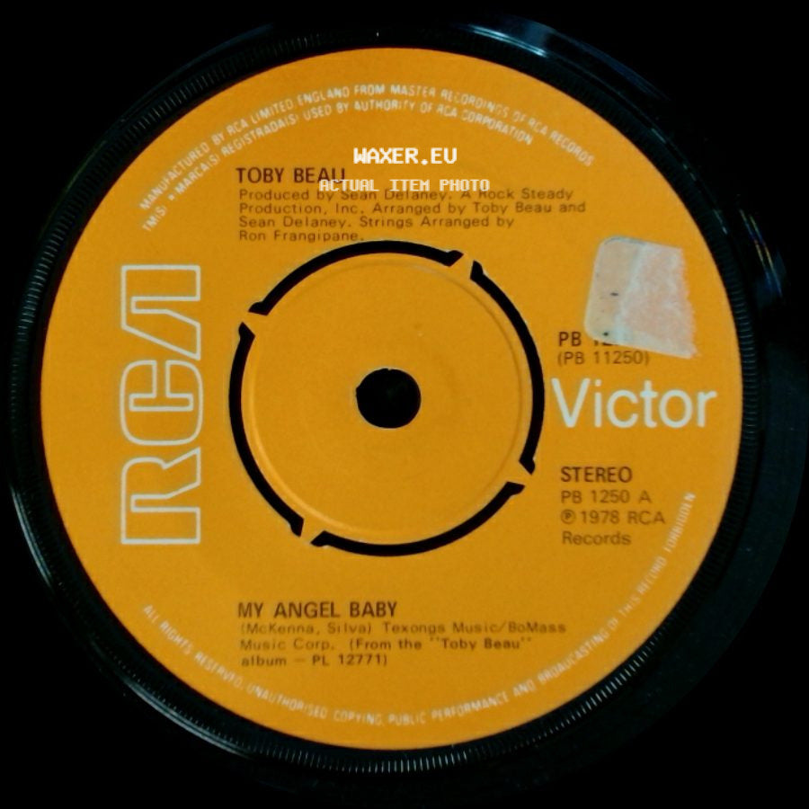 Toby Beau - California / My Angel Baby side B