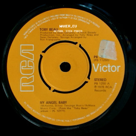 Toby Beau - California / My Angel Baby side B