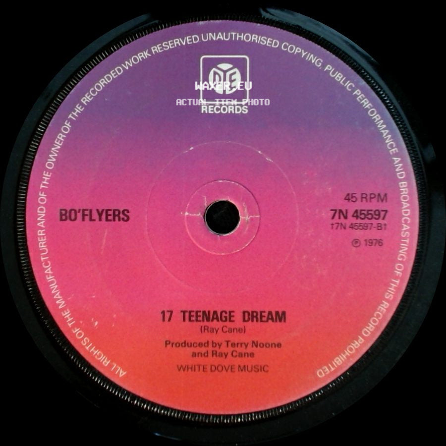Bo'flyers - If Saturday Could Only Last Forever / Teenage Dream side B