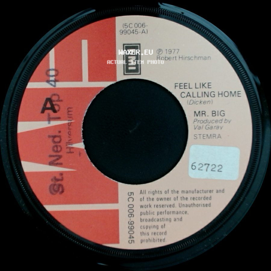 Mr. Big - Feel Like Calling Home / Louisiana Street side A