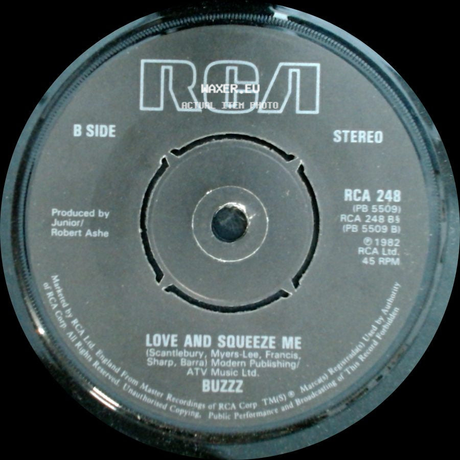 Buzzz - Hit The Road Jack / Love And Squeeze Me side B