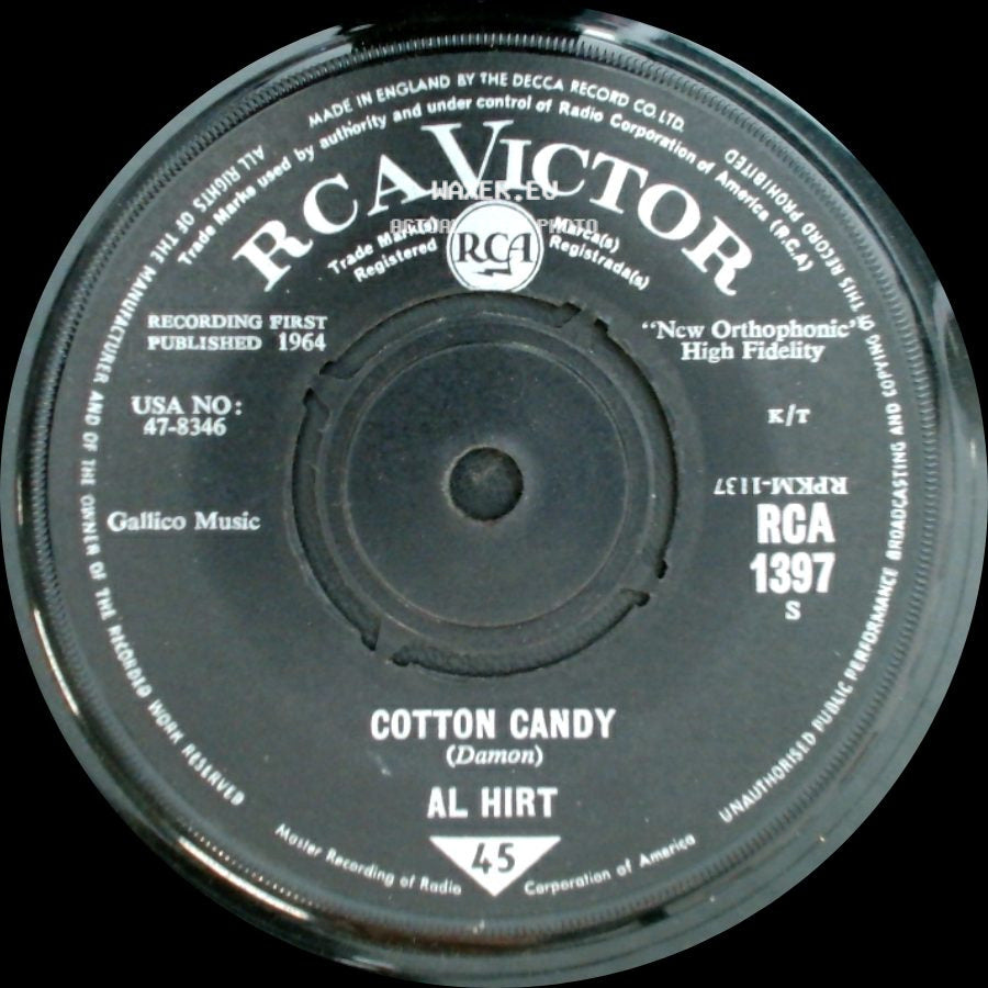 Al Hirt - Walkin' / Cotton Candy side B