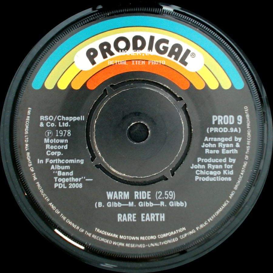 Rare Earth - Would You Like To Come Along / Warm Ride side B
