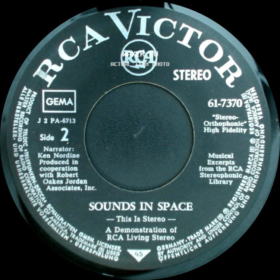 Unknown Artist - Sounds In Space / Sounds In Space side B