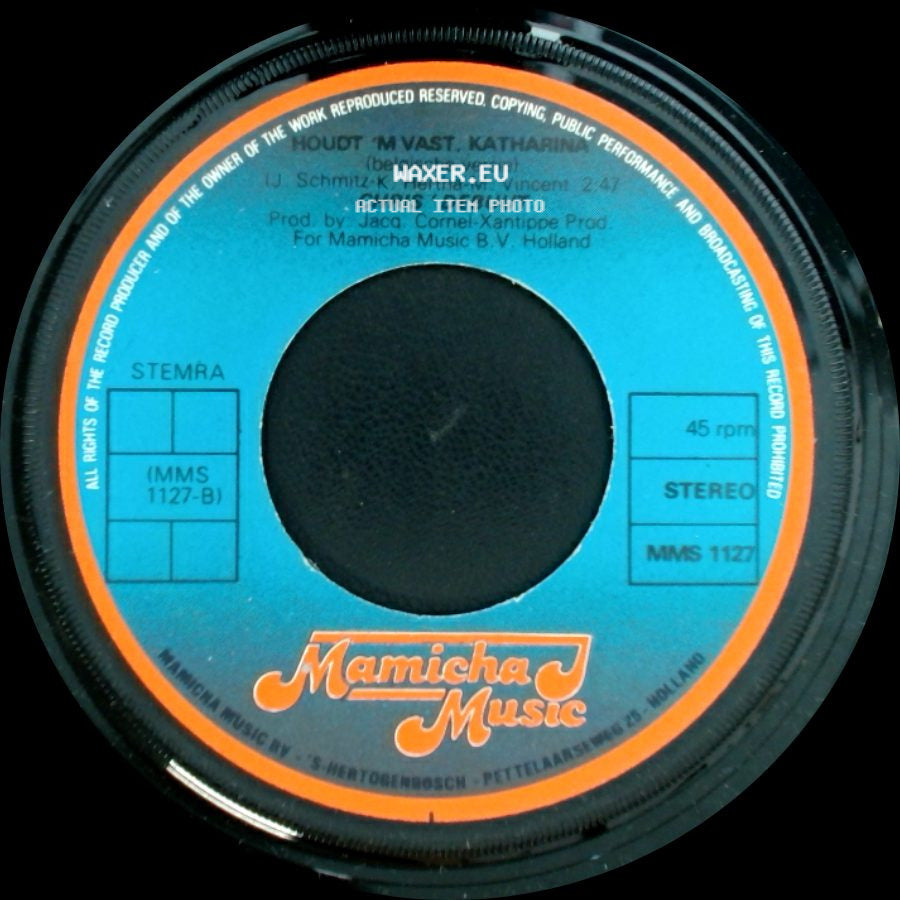 Chris' Debuut - Houdt 'm Vast, Katharina (Belgische Versie) / Houdt 'm Vast, Katharina side A