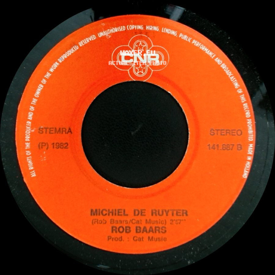 Rob Baars - Michiel De Ruyter / Maria Waarom side A