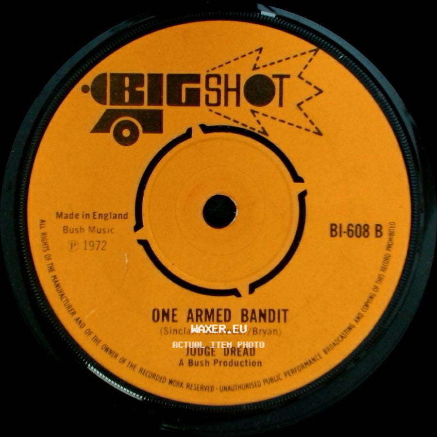 Judge Dread - One Armed Bandit / Big Six side A