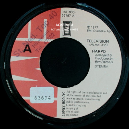 Harpo - Angel / Television side B