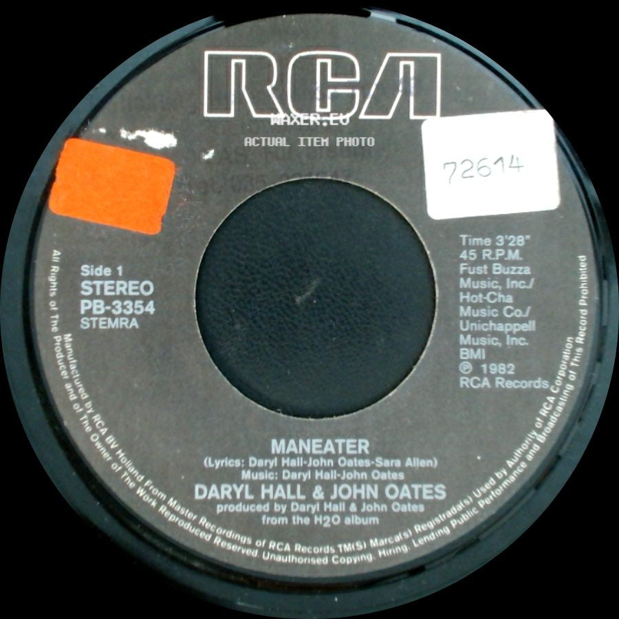Daryl Hall & John Oates - Maneater / Delayed Reaction side A