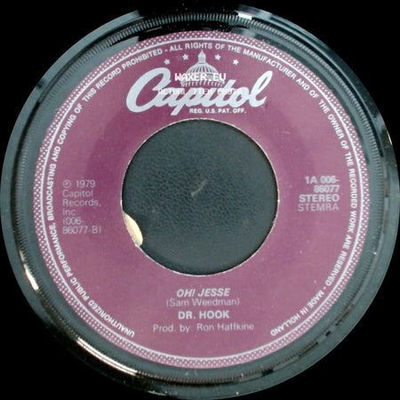 Dr. Hook - Ohi Jesse / Better Love Next Time side A