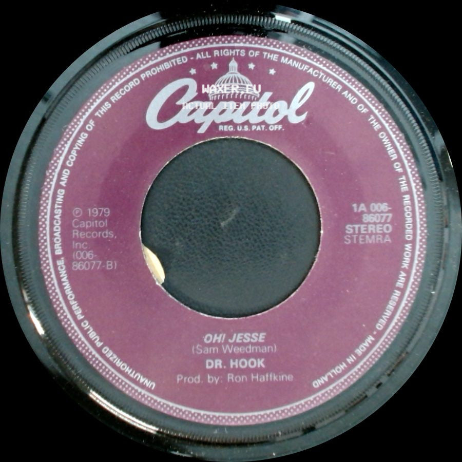Dr. Hook - Ohi Jesse / Better Love Next Time side A