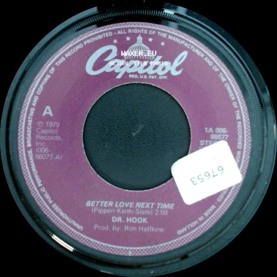 Dr. Hook - Ohi Jesse / Better Love Next Time side B