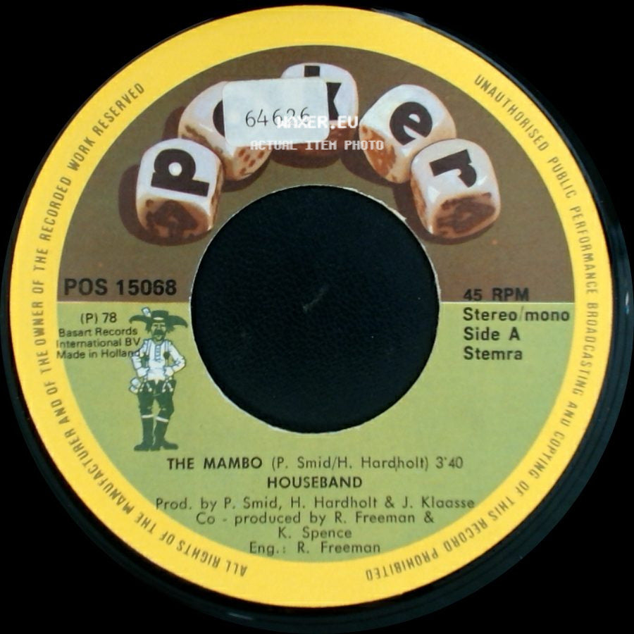 Houseband - The Mambo / Bad News side A