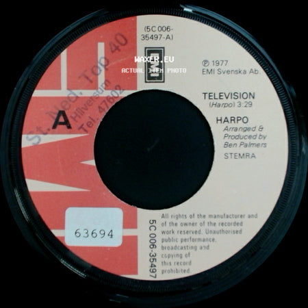 Harpo - Television / Angel side A