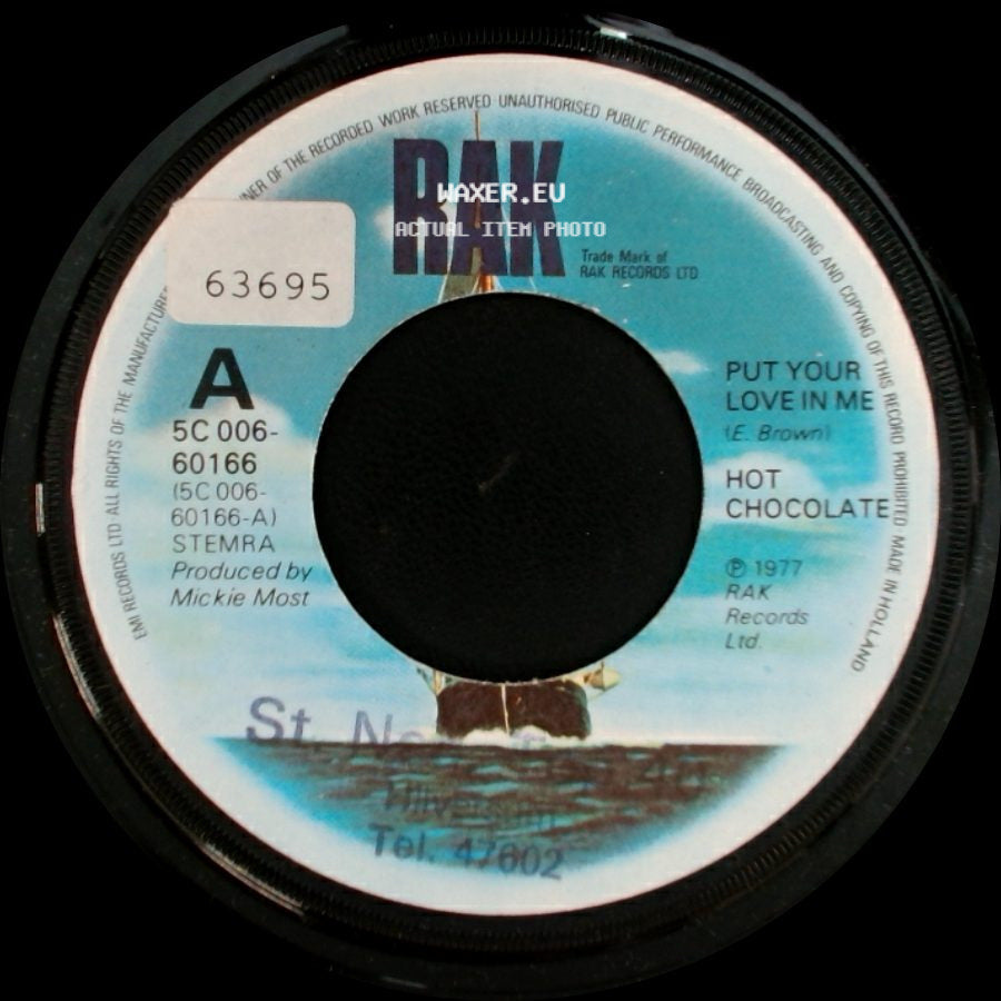 Hot Chocolate - Put Your Love In Me / Let Them Be The Judge side A