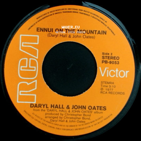 Daryl Hall & John Oates - Back Together Again / Ennui On The Mountain side B
