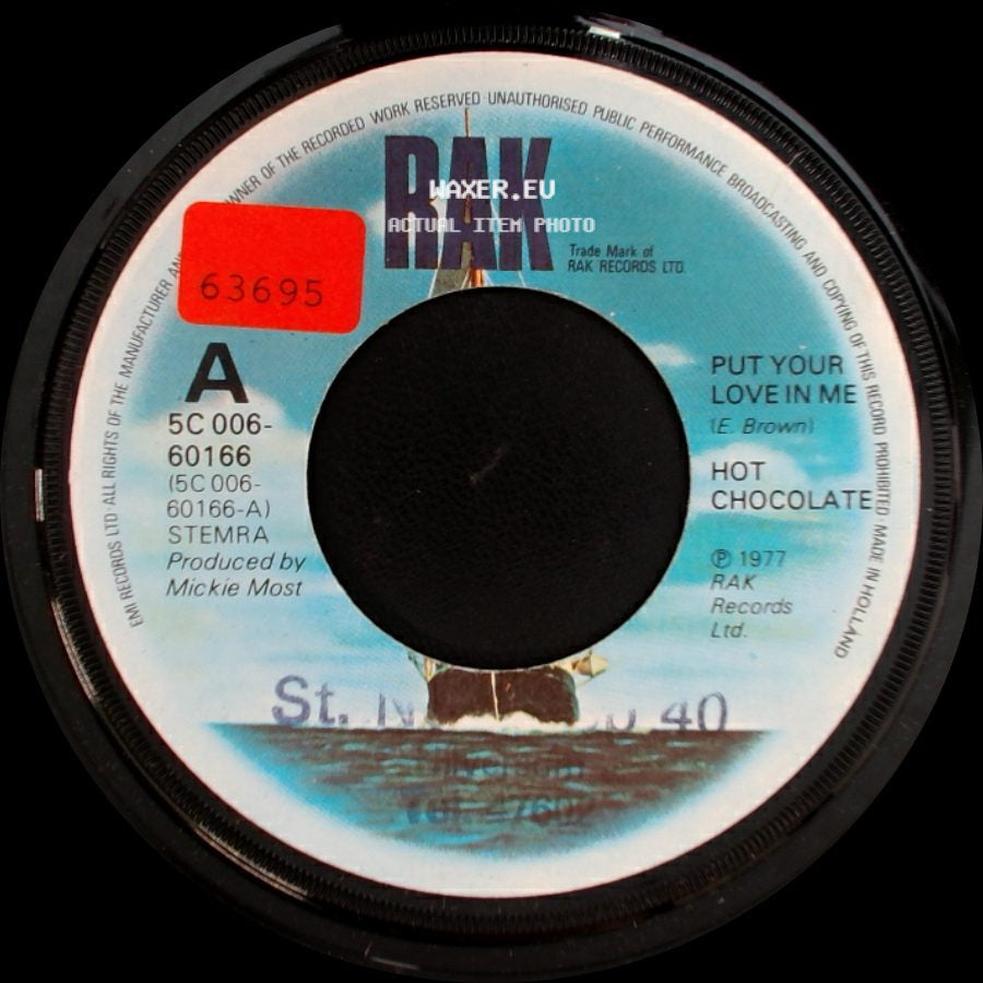 Hot Chocolate - Put Your Love In Me / Let Them Be The Judge side A