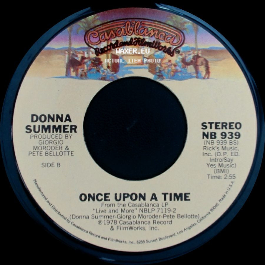 Donna Summer - Mac Arthur Park / Once Upon A Time side B