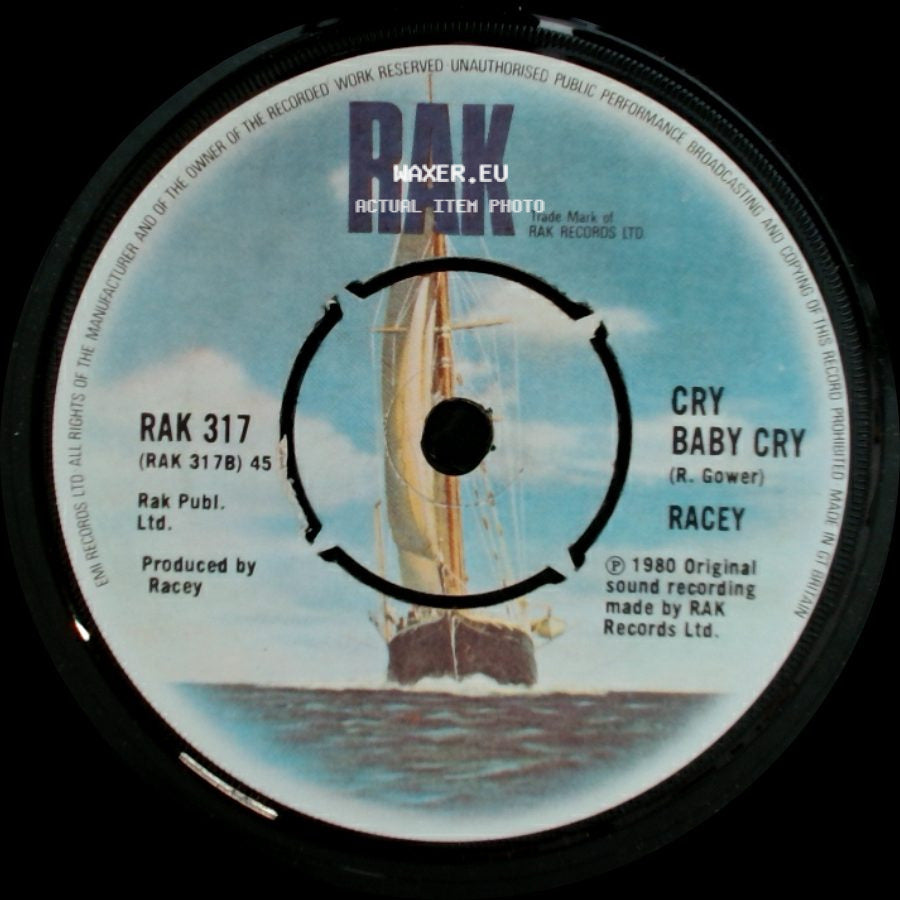 Racey - Rest Of My Life / Cry Baby Cry side B