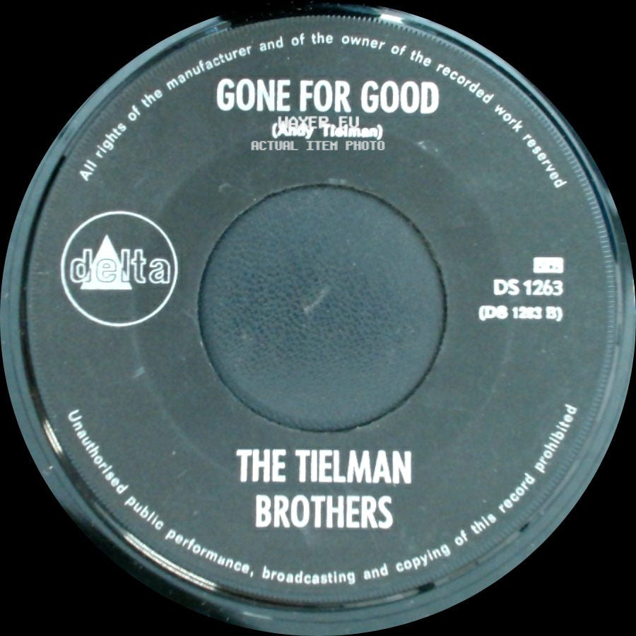 The Tielman Brothers - Little Bird / Gone For Good side B