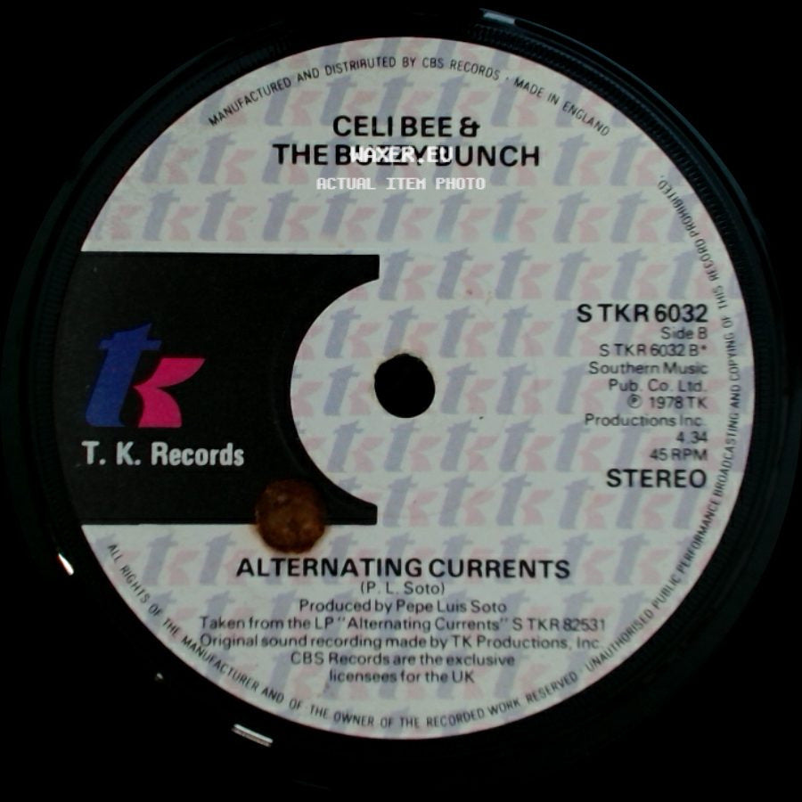 Celi Bee & The Buzzy Bunch - Hold Your Horses, Babe / Alternating Currents side B
