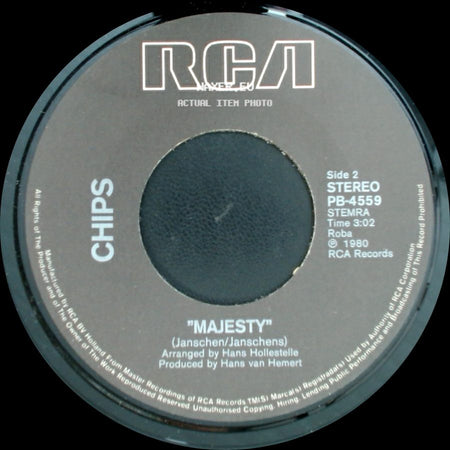 Chips - I'm No Hero, I'm A Daro / Majesty side B