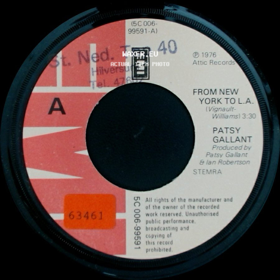 Patsy Gallant - From New York To L.A. / Angie side A
