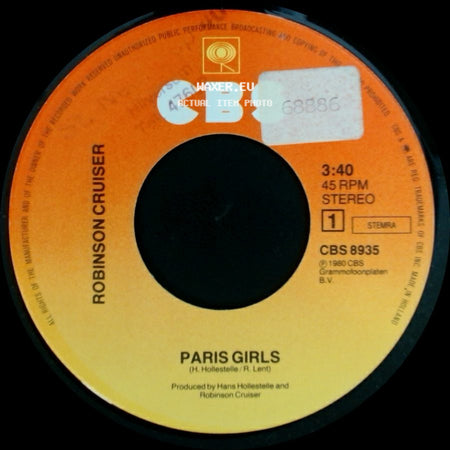 Robinson Cruiser - Paris Girls / Wait For The Sun side A