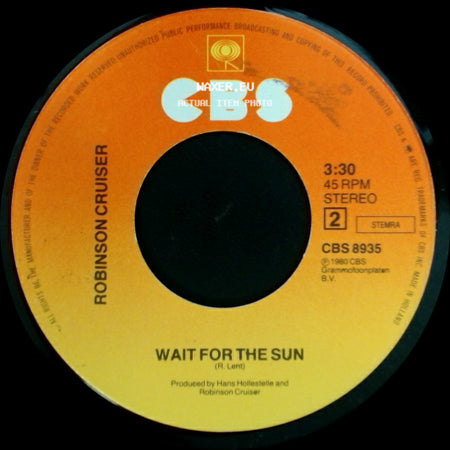 Robinson Cruiser - Paris Girls / Wait For The Sun side B