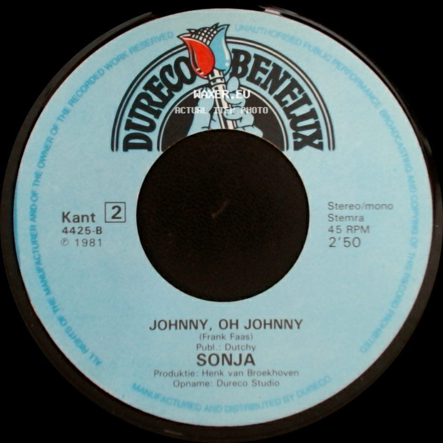 Sonja - Johnny, Oh Johnny / Boemeladiboem side A