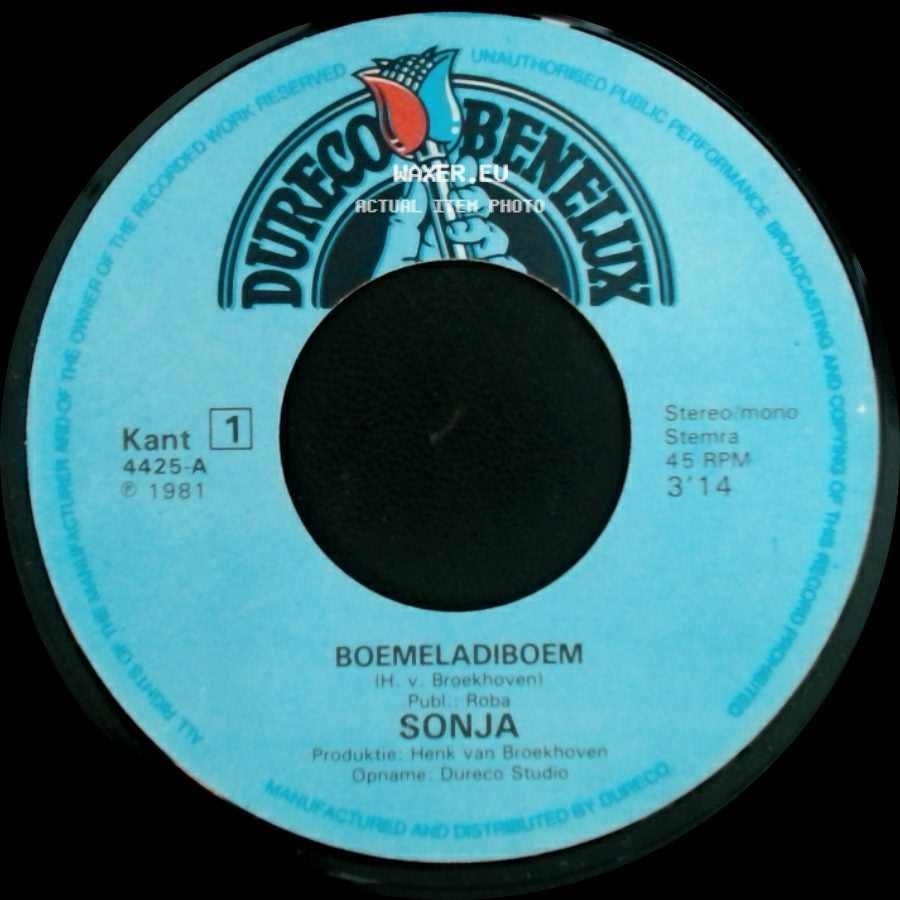 Sonja - Johnny, Oh Johnny / Boemeladiboem side B