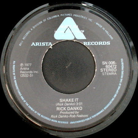 Rick Danko - Shake It / What A Town side A