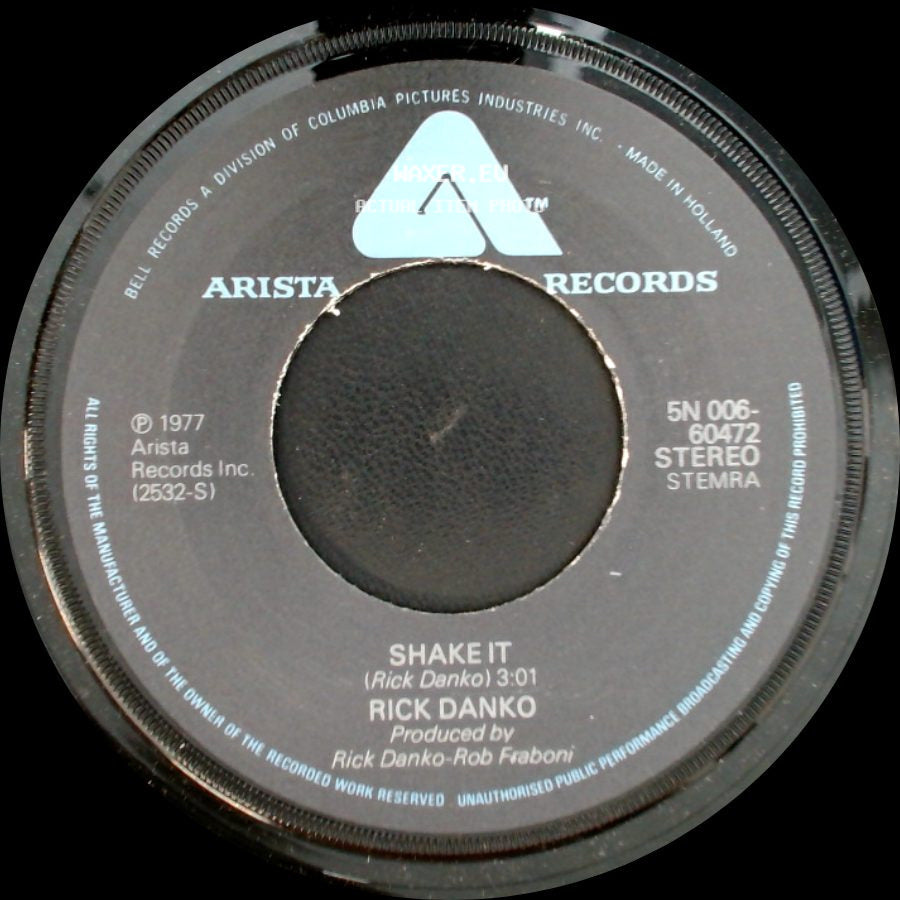 Rick Danko - Shake It / What A Town side A