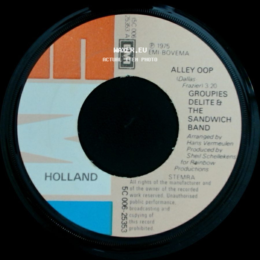 Groupies Delite & The Sandwich Band - Rock & Roll / Alley Oop side B